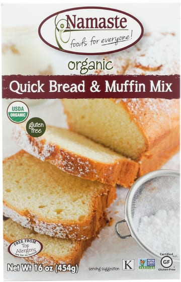 Namaste Foods Organic Quick Bread & Muffin Mix, 16 Oz
