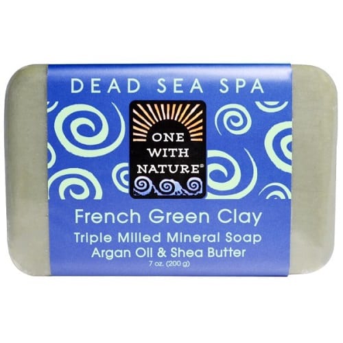 One With Nature - Bar Soap French Green Clay - 1 Each 1-7 Oz