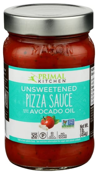 Primal Kitchen: Sauce Pizza Red Unsweetened, 1 Lb