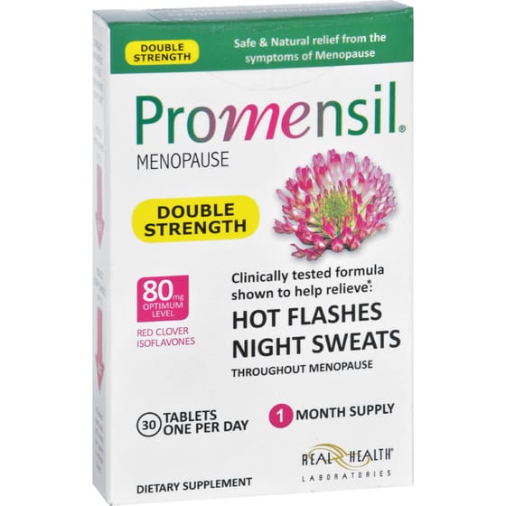 Promensil Menopause Double Strength Relief Hot Flashes Night Sweats 30 Tablets