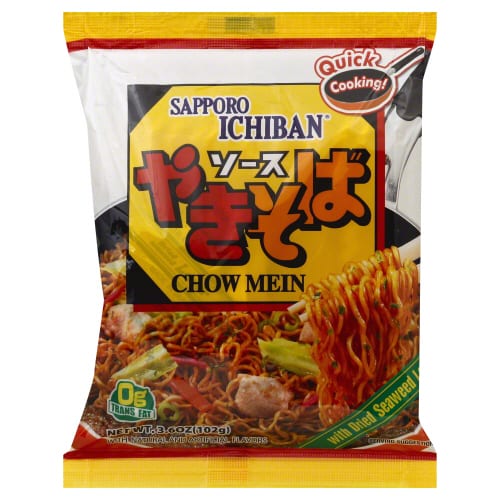 Sapporo: Noodle Ichiban Chow Mein, 3.6 Oz