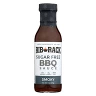Rib Rack: Sauce Bbq Smoky Sf, 11 Oz