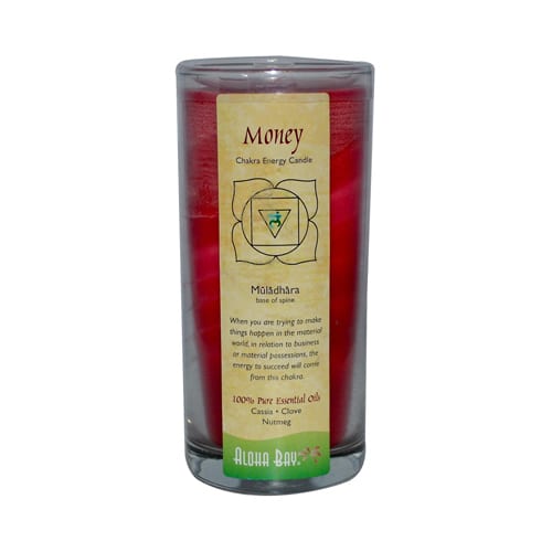 Aloha Bay Chakra Candle Jar Money (1x11 Oz)