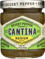 Desert Pepper Salsa Cantina Medium Green, 16 Oz