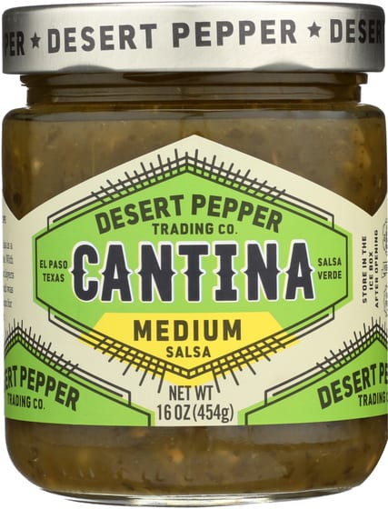 Desert Pepper Salsa Cantina Medium Green, 16 Oz