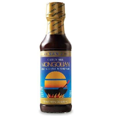 San - J Cooking Sauce - Mongolian - Case Of 6 - 10 Fl Oz.