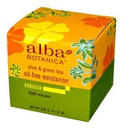 Alba Botanica - Hawaiian Aloe And Green Tea Moisturizer Oil-free - 3 Oz