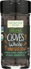 Frontier Herb: Organic Cloves Whole Bottle, 1.4 Oz