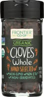 Frontier Herb: Organic Cloves Whole Bottle, 1.4 Oz