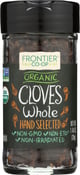 Frontier Herb: Organic Cloves Whole Bottle, 1.4 Oz