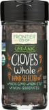 Frontier Herb: Organic Cloves Whole Bottle, 1.4 Oz