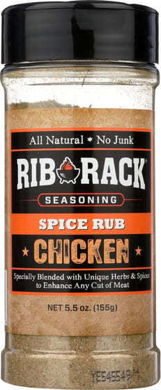 Rib Back: Chicken Spice Rub Seasoning, 5.5 Oz