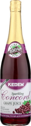 Kedem: Sparkling Concord Grape Juice, 25.4 Oz