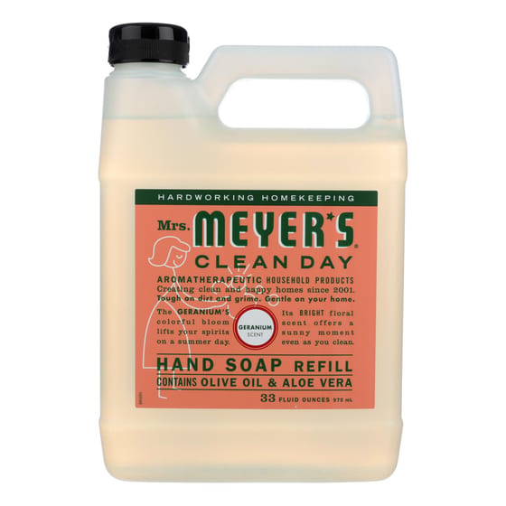 Mrs. Meyer's Clean Day - Liquid Hand Soap Refill - Geranium - 33 Fl Oz