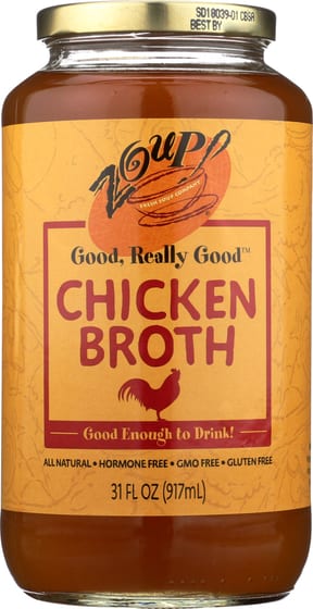 Zoup Good Really: Chicken Soup Broth, 31 Oz
