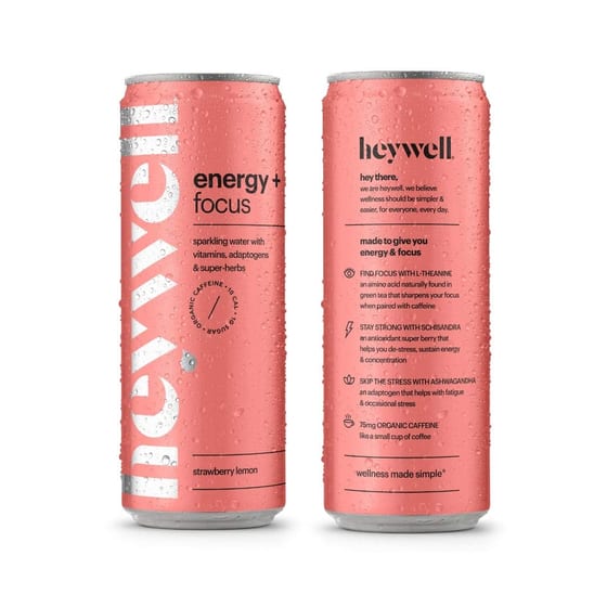 Heywell: Water Enrgy Strwbry Lemon, 12 Fo
