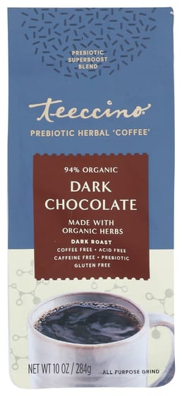 Teeccino: Coffee Dark Chocolate Prebiotic, 10 Oz
