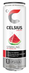 Celsius: Live Fit Sparkling Watermelon, 12 Oz