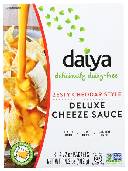 Daiya: Sauce Zesty Chez Chdr Dlx, 14.2 Oz