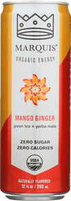 Marquis: Mango Ginger Energy Drink, 12 Oz