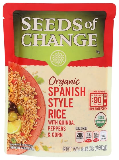 Seeds Of Change Organic Spanish Style Rice With Quinoa, 8.5 Oz