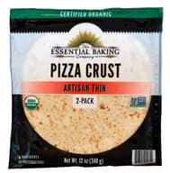 The Essential Baking Company: Pizza Crust Thin Org Par, 12 Oz