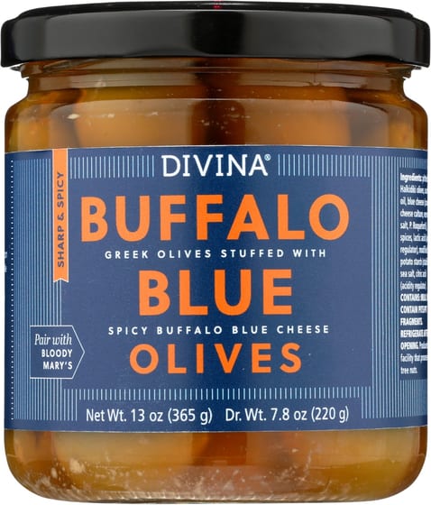 Divina: Olive Stfd Buffalo Blue, 7.8 Oz