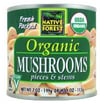 Native Forest Organic Mushrooms - Pieces And Stems - Case Of 12 - 4 Oz.