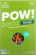 Ancient Harvest: Pow! Pasta Green Lentil Penne, 8 Oz