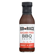 Rib Rack: Sauce Bbq Sweet Spicy Sf, 11 Oz