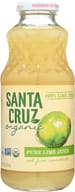 Santa Cruz: Organic Pure Lime Juice, 16 Oz