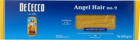 De Cecco: Capellini #9 Angel Hair Pasta, 16 Oz
