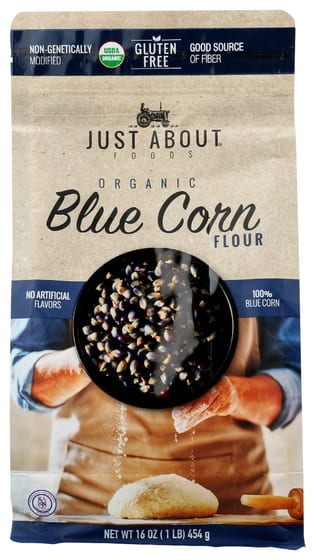 Just About Foods: Flour Blue Corn, 1 Lb