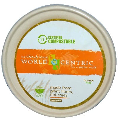 World Centric Wheat Straw Bowl - Case Of 12 - 20 Count