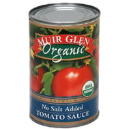 Muir Glen Tomato Sauce No Salt Added - Tomato - Case Of 12 - 15 Fl Oz.