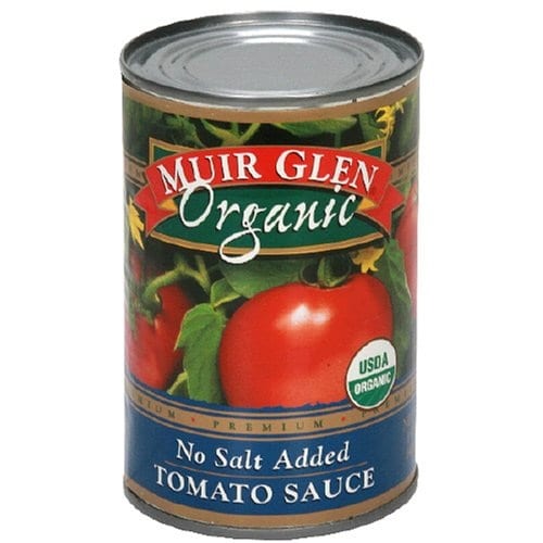 Muir Glen Tomato Sauce No Salt Added - Tomato - Case Of 12 - 15 Fl Oz.