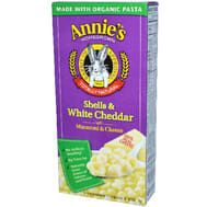 Annie's Homegrown Organic Shells And White Cheddar Macaroni And Cheese - Case Of 12 - 6 Oz.