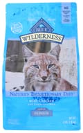 Blue Buffalo: Wilderness Adult Indoor Cat Food Chicken Recipe, 4 Lb