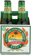 Reed's Inc: Premium Ginger Brew Pack Of 4 (12 Oz Each), 48 Oz