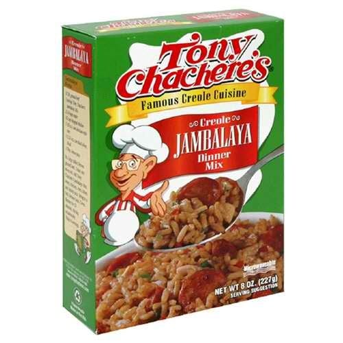 Tony Chachere's Famous Creole Cuisine Creole Jambalaya Dinner Mix - Case Of 12 - 8 Oz