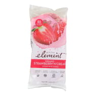 Element Organic Dipped Rice Cakes - Strawberry'n'cream - Case Of 6 - 3.5 Oz