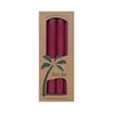 Aloha Bay Palm Tapers Burgundy (4 Candles)
