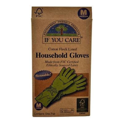 If You Care Household Gloves - Medium - 12 Pairs