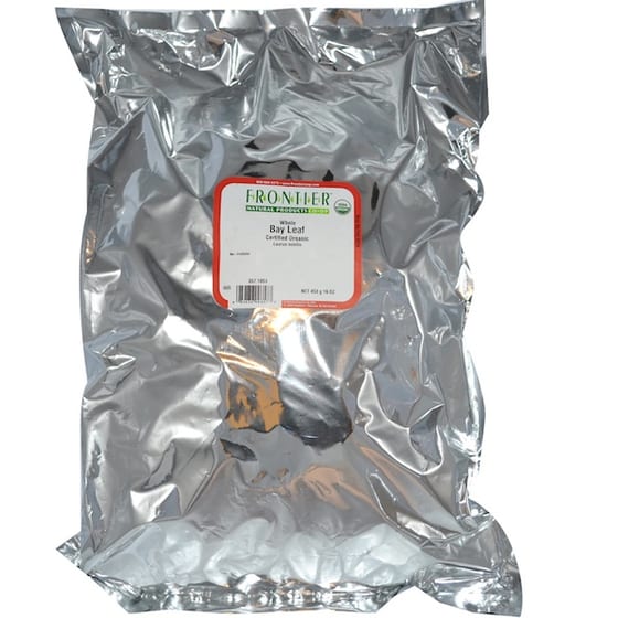Frontier Herb Bay Leaf Organic Whole Hand Select - Single Bulk Item - 1lb