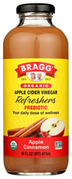 Bragg: Organic Apple Cinnamon Apple Cider Vinegar Refreshers, 16 Oz