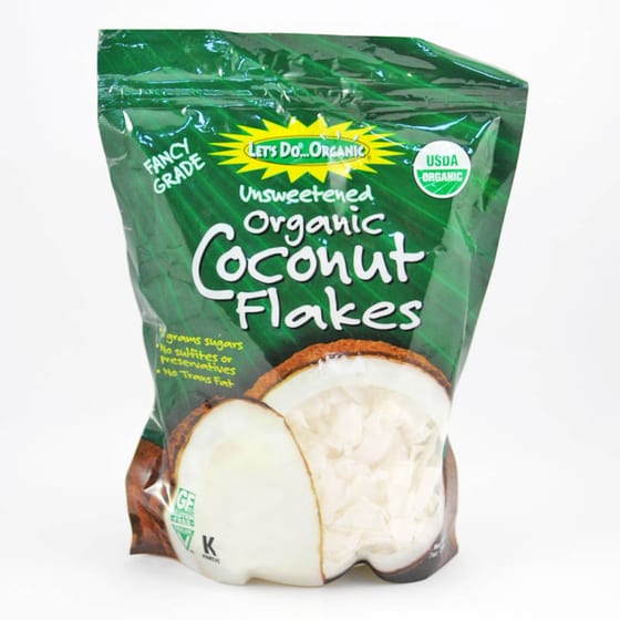 Let's Do Organics Coconut Flakes - Case Of 12 - 7 Oz.