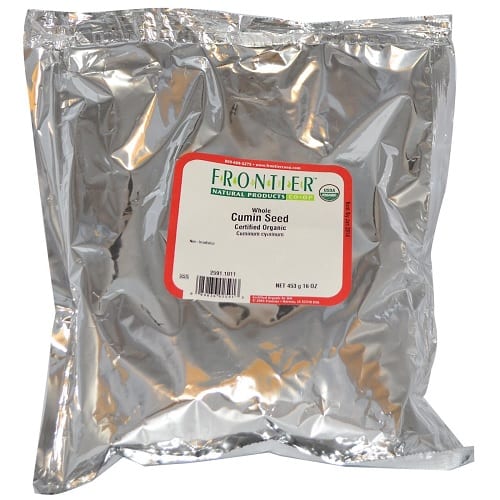 Frontier Herb Cumin Seed Organic Whole - Single Bulk Item - 1lb