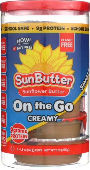Sunbutter Natural: Nut Butter Sunflower Canister, 9 Oz