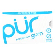 Pur Gum - Peppermint - Aspartame Free - 9 Pieces - 12.6 G - Case Of 12