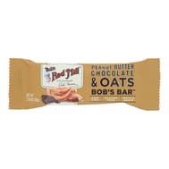 Bob's Red Mill - Bar Pnutbt Chocolate Ots - Case Of 12 - 1.76 Oz